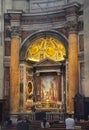 People pray at the interior Saint Peter Cathedral Royalty Free Stock Photo