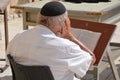 People pray a the Western Wall