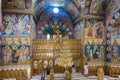 People praying in front of the altar