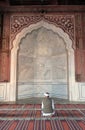 People praying at the Jama Masjid Mosque, Delhi Royalty Free Stock Photo
