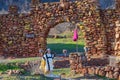 People preparing for the easter Pageant at Wichita Mountains National Wildlife Refuge