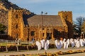 People preparing for the easter Pageant at Wichita Mountains National Wildlife Refuge