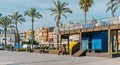 People at the promenade in El Serrallo, Tarragona