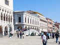 People on promenade Riva degli Schiavoni