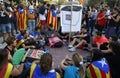 Catalonia protests on first anniversary of spains banned independence referendum
