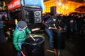 People protest at EuroMaidan, Kiev, Ukraine, November 22