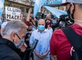 People protesting against the quarantine and the government's politics in Argentina