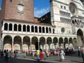 People in public square