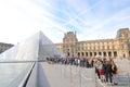 Louvre museum Paris France Royalty Free Stock Photo
