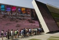 People queuing at Israel Pavilion