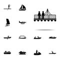 people, raft icon. water transportation icons universal set for web and mobile