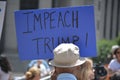 Impeach Now rally in New York City Royalty Free Stock Photo