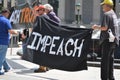 Impeach Now rally in New York City Royalty Free Stock Photo