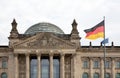 People The Reichstag, German Parliament, on a cold day in december 30, 2019