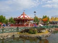 People relax in the amusement park, Sochi, Russia