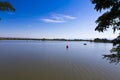 People relaxing in a boat on Reci lake