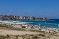 People relaxing on the Sozopol beach Royalty Free Stock Photo