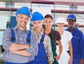 People representing diverse professions Royalty Free Stock Photo