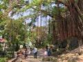 People rest at Monte Fort park, Macau