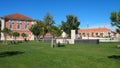 People resting on lawn