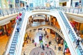 People at retail shopping mall Royalty Free Stock Photo