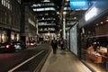 People returning home from work, central London, Uk