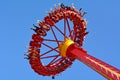 People rides on the Claw in Dreamworld Gold Coast Queensland Australia