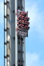 People rides on Dreamworld Tower of Terror II in Gold Coast Queensland Australia