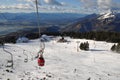 Krvavec Alpine Mountain Ski Resort in Slovenia