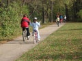 People Riding Their Bikes