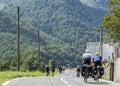 People on The Road of Le Tour de France 2014 Royalty Free Stock Photo