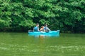 People rowing in West Lake Park