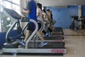 People running at the gym Royalty Free Stock Photo