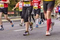 People running at marathon