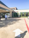 People rushing to Emergency department of modern hospital near Dallas Royalty Free Stock Photo