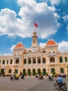 The People`s Committee Building, Ho Chi Minh City, Vietnam Royalty Free Stock Photo