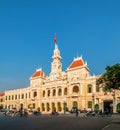 The People`s Committee Building, Ho Chi Minh City, Vietnam Royalty Free Stock Photo