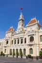 The People`s Committee of Ho Chi Minh City in Ho Chi Minh, Vietnam Royalty Free Stock Photo