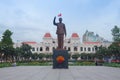 The people`s committee or Ho Chi Minh City Hall  in Ho Chi Minh City , Vietnam Royalty Free Stock Photo