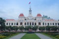 The people`s committee or Ho Chi Minh City Hall  in Ho Chi Minh City , Vietnam Royalty Free Stock Photo