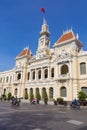 The People`s Committee of Ho Chi Minh City in Ho Chi Minh, Vietnam Royalty Free Stock Photo