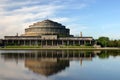 People's Hall in Wroclaw, Poland. Early morning. Royalty Free Stock Photo