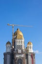 People s Salvation Cathedral, the biggest christian orthodox cathedral under construction in Bucharest, Romania. Royalty Free Stock Photo