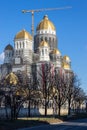 People s Salvation Cathedral, the biggest christian orthodox cathedral under construction in Bucharest, Romania. Royalty Free Stock Photo