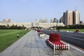 People's Square in the ealry morning, Dlian, China