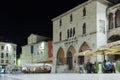 People's square at night. Split. Croatia Royalty Free Stock Photo