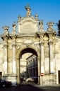People at Saint Orontio Gate in Lecce - Italy