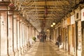 People in San Marco square passage Royalty Free Stock Photo