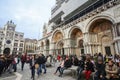 People on San Marco square Royalty Free Stock Photo