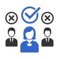 People selection icon design